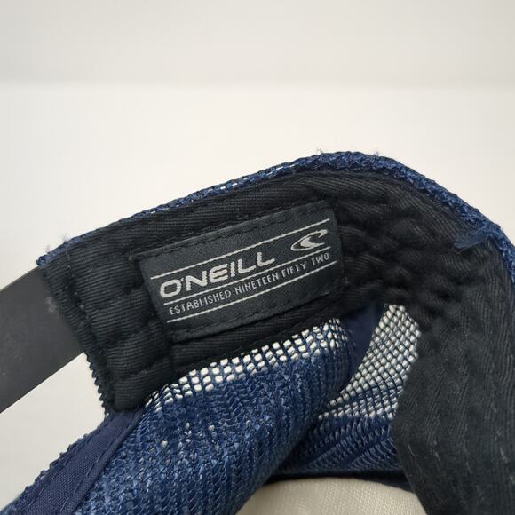 O'Neill Est. 1952 Snapback Trucker Hat Blue One Size Adjustable Mesh Back - Picture 9 of 9